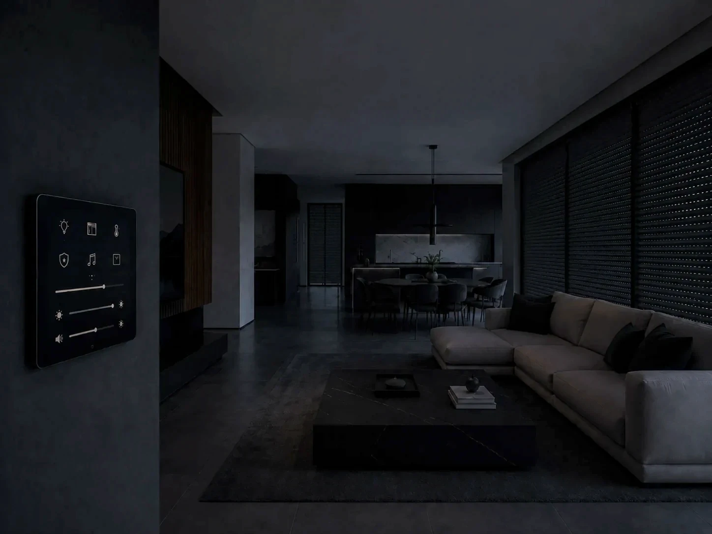 Intégration domotique et audiovisuelle dans une maison à Fontainebleau